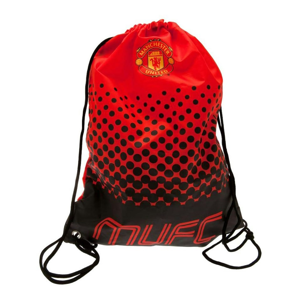 image 1 of Man United Unisex Gym Bag - Red - One Size