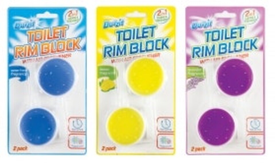 image 1 of 2in1 Toilet Rim Block and Freshener