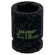 image 1 of 18mm Metric Shallow Impact Impacted European Style Socket 1/2" Drive 6 Sided