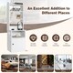 image 4 of COSTWAY 6-Tier Nightstand w/ Charging Station White