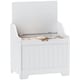 image 6 of HOMCOM Storage Trunk with Safety Hinge for Living Room, 56.4cm Grey