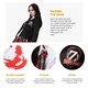 image 2 of Zombie Schoolgirl Costume With Stockings Multi | M