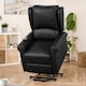 image 4 of Corcoran Electric Riser Recliner with Massage and Heat - Black