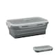 image 2 of MidOcean Kolapso Silicone Collapsible Lunch Box - Stone Grey - One Size