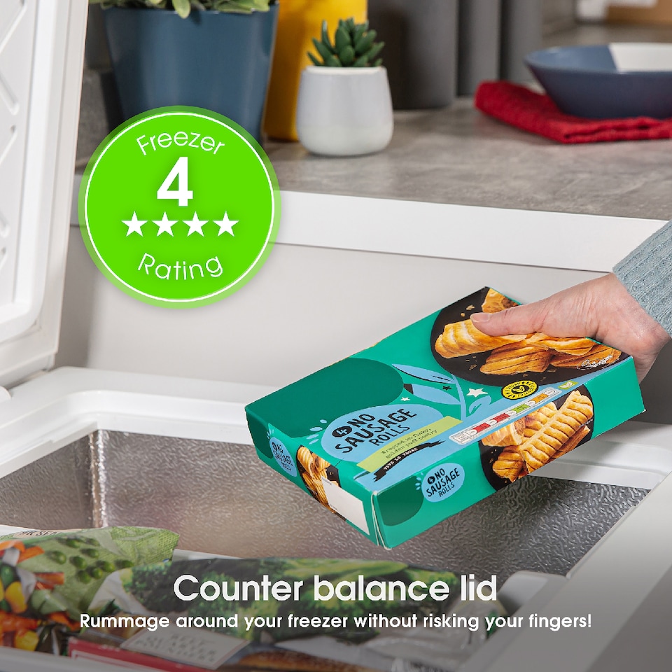 image 1 of Abode A99CF0E1W Chest Freezer 99L White Suitable for Garages & Outbuildings