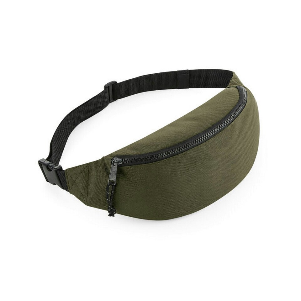 image 1 of Bagbase Adults Unisex Recycled Waistpack - Military Green - One Size 