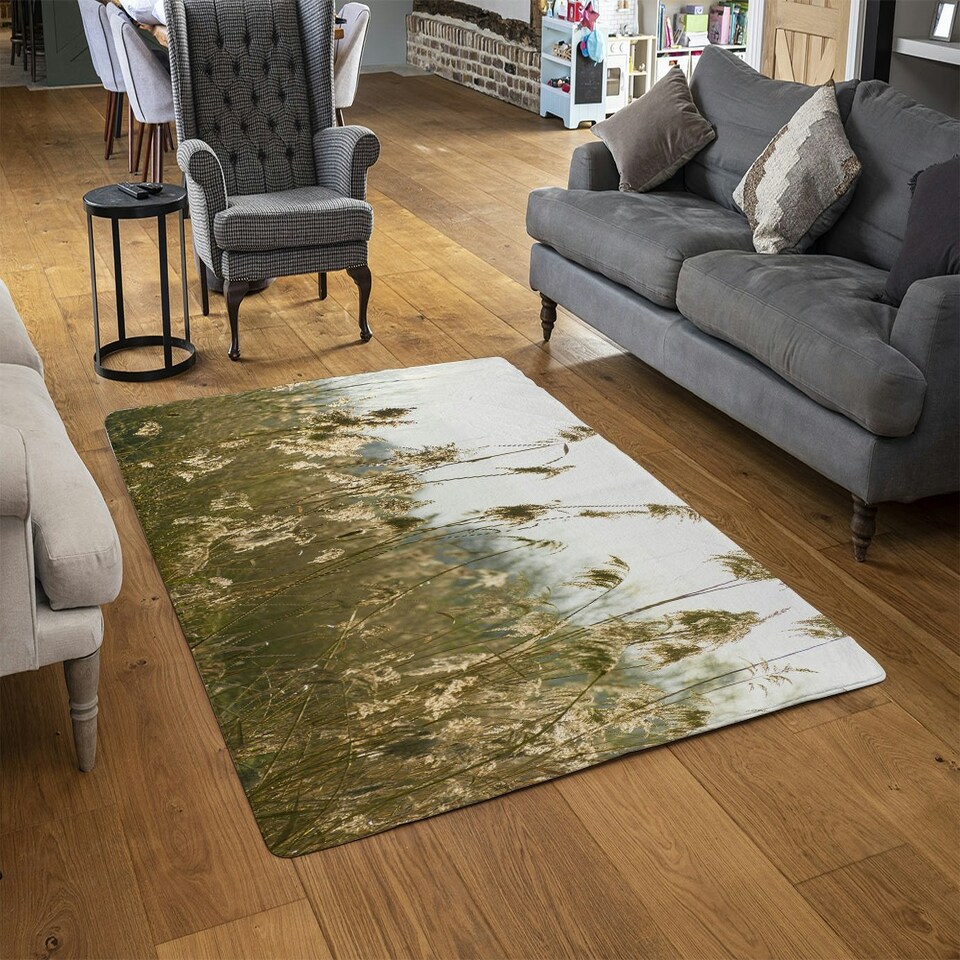 image 1 of Pampus grass plumes Slimbridge (Rug) Cream | L