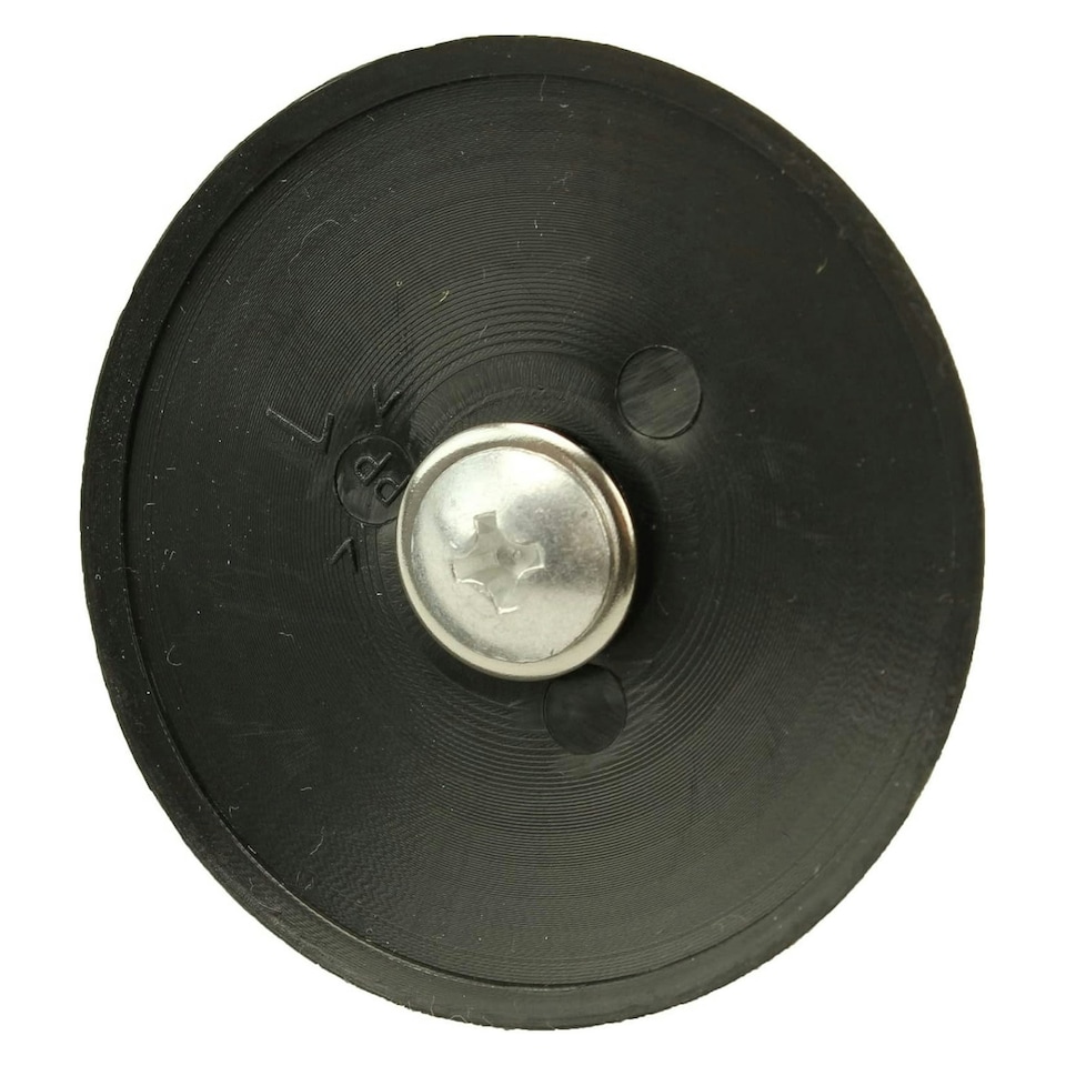 image 1 of SPARES2GO Glass Lid Knob & Safety Skirt compatible with Morphy Richards 3.5L 6.5L Slow Cookers (Black) Black