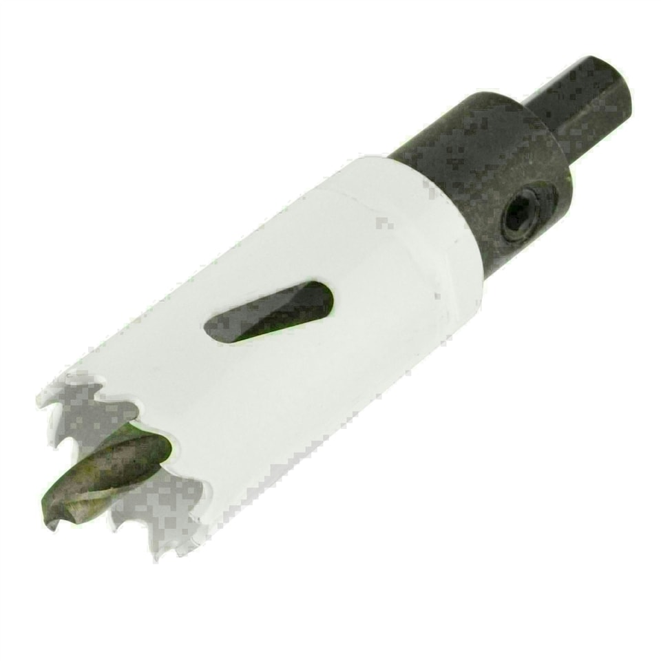 image 1 of 25mm HSS Hole Saw Holesaw Bi-Metal Blade Cutter Drill And Drill Adaptor Arbor