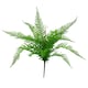 image 2 of 6 x 60cm Artificial Bushy Dixie Wood Fern Dark Green Plant
