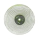 image 3 of Coarse Medium Final G Polishing Buffing Mops Sisal Floppy 6" x 2" 4 Section 3pc