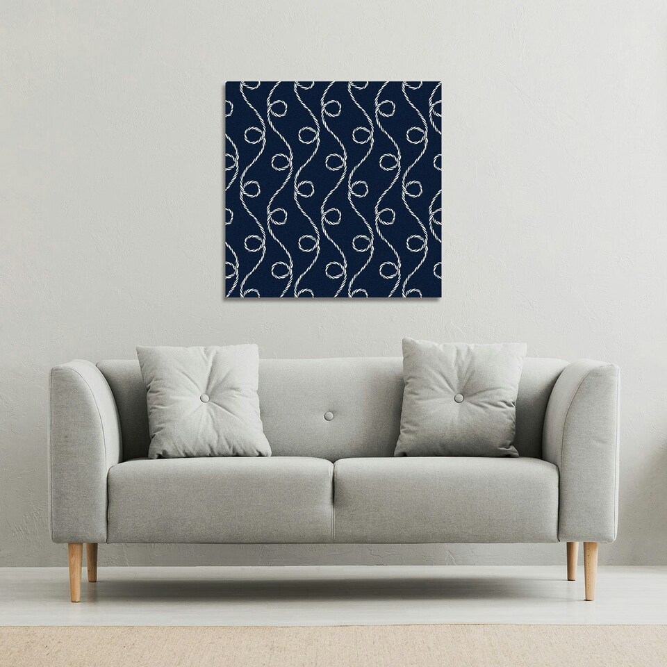 image 1 of Swirled Rope (Canvas Print) 46 x 46 x 4cm