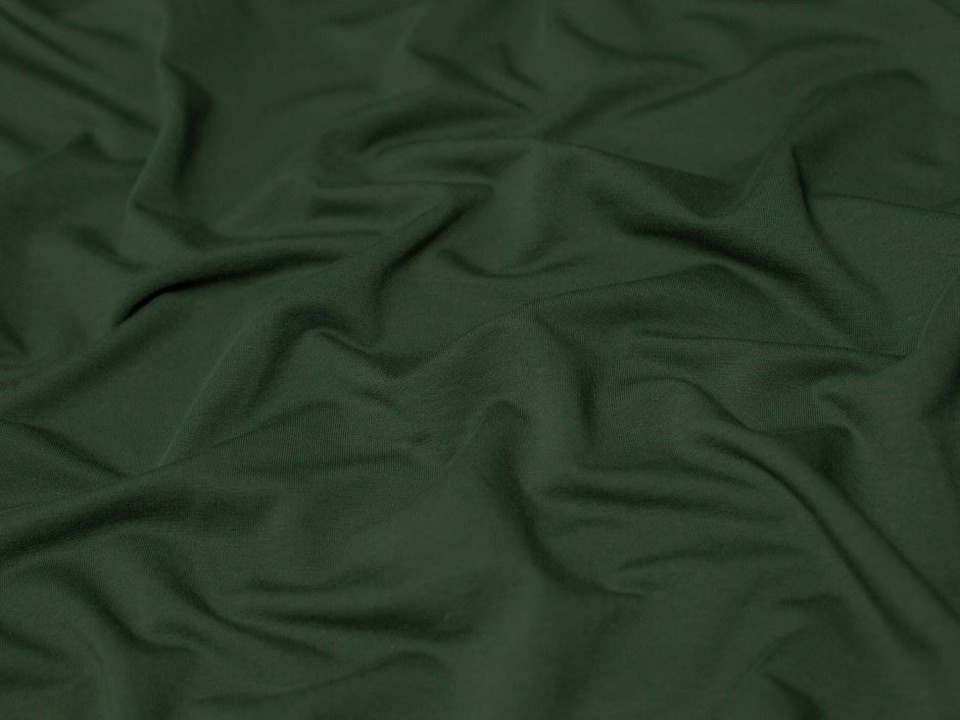 Minerva Core Range Green Light Loop Back French Terry Stretch Knit Fabric for Dressmaking, 150cm / 59" Wide - per metre