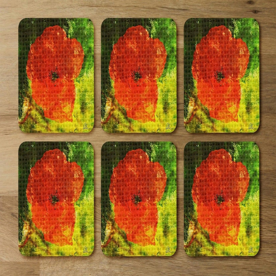 image 1 of poppy (Coaster)