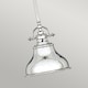 image 4 of Emery 1 Light Dome Ceiling Mini Pendant Silver, E27