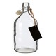 image 3 of Interiors by Premier Crystal Storage Bottle With Pine Wood Lid, Personalized Clear Glassware, Transparent Drinking Bottle
