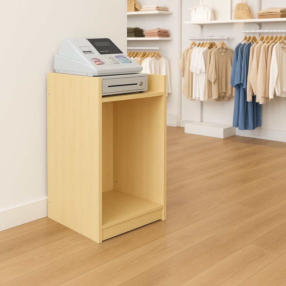 image 1 of Shop Counter Till Block TB60 - Maple