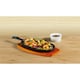 image 6 of KitchenCraft Sizzle Platter Black Cast Iron