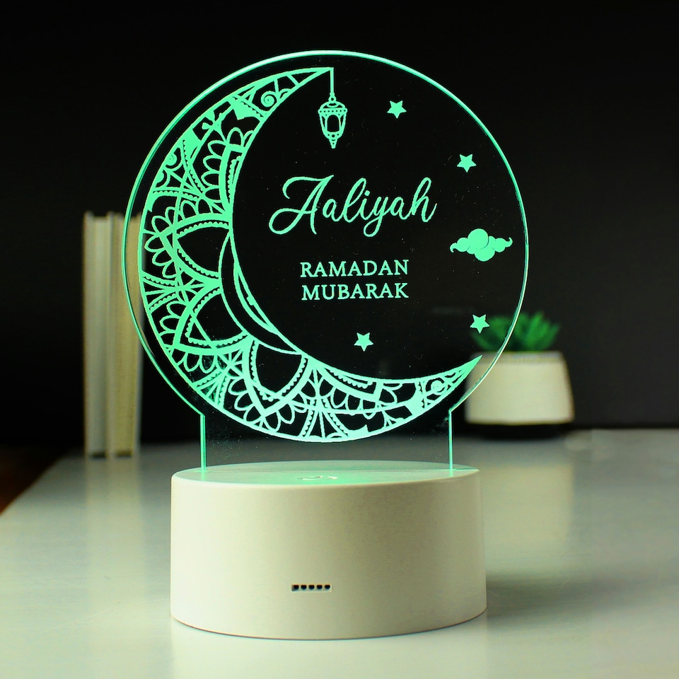 image 1 of Personalised Eid and Ramadan LED Light