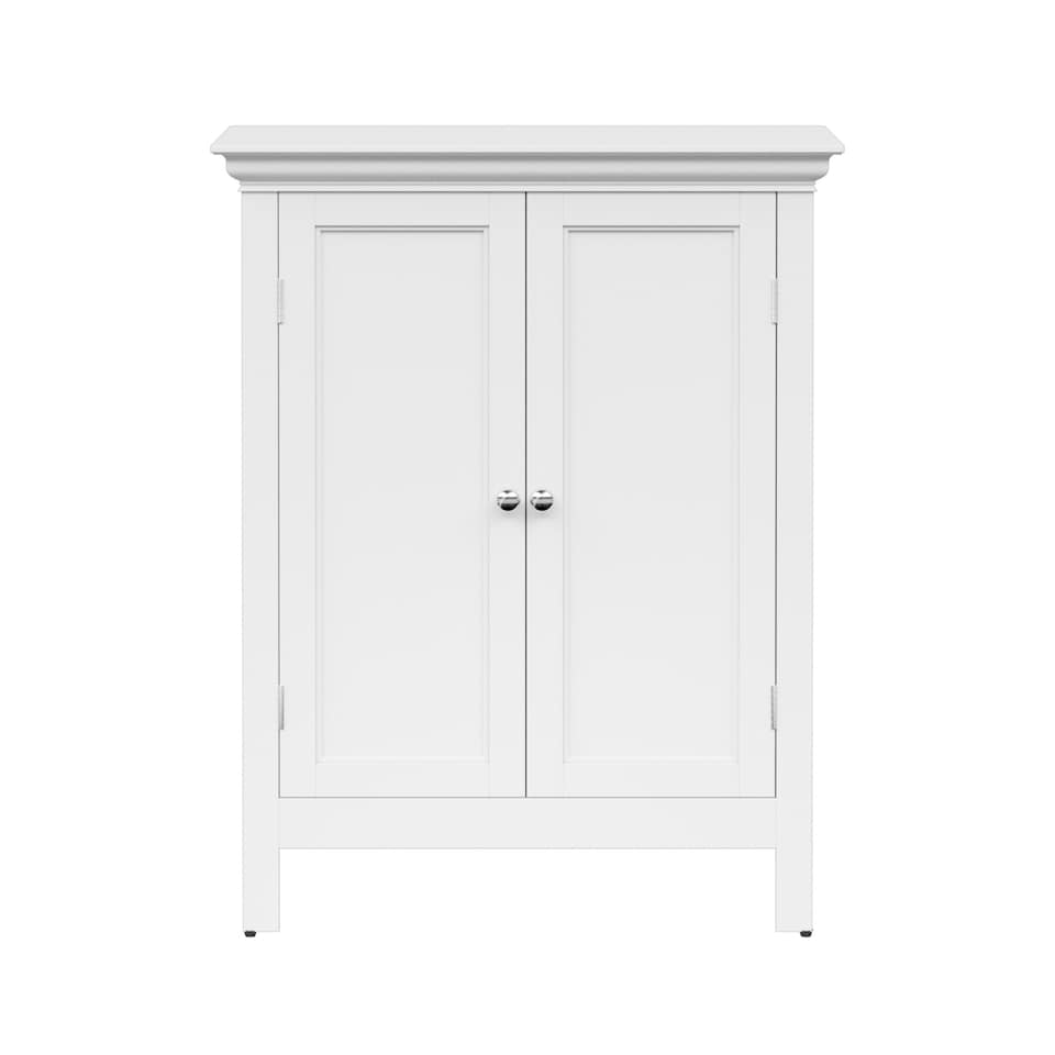 image 1 of Teamson Home Wooden Bathroom Floor Cabinet White Stratford