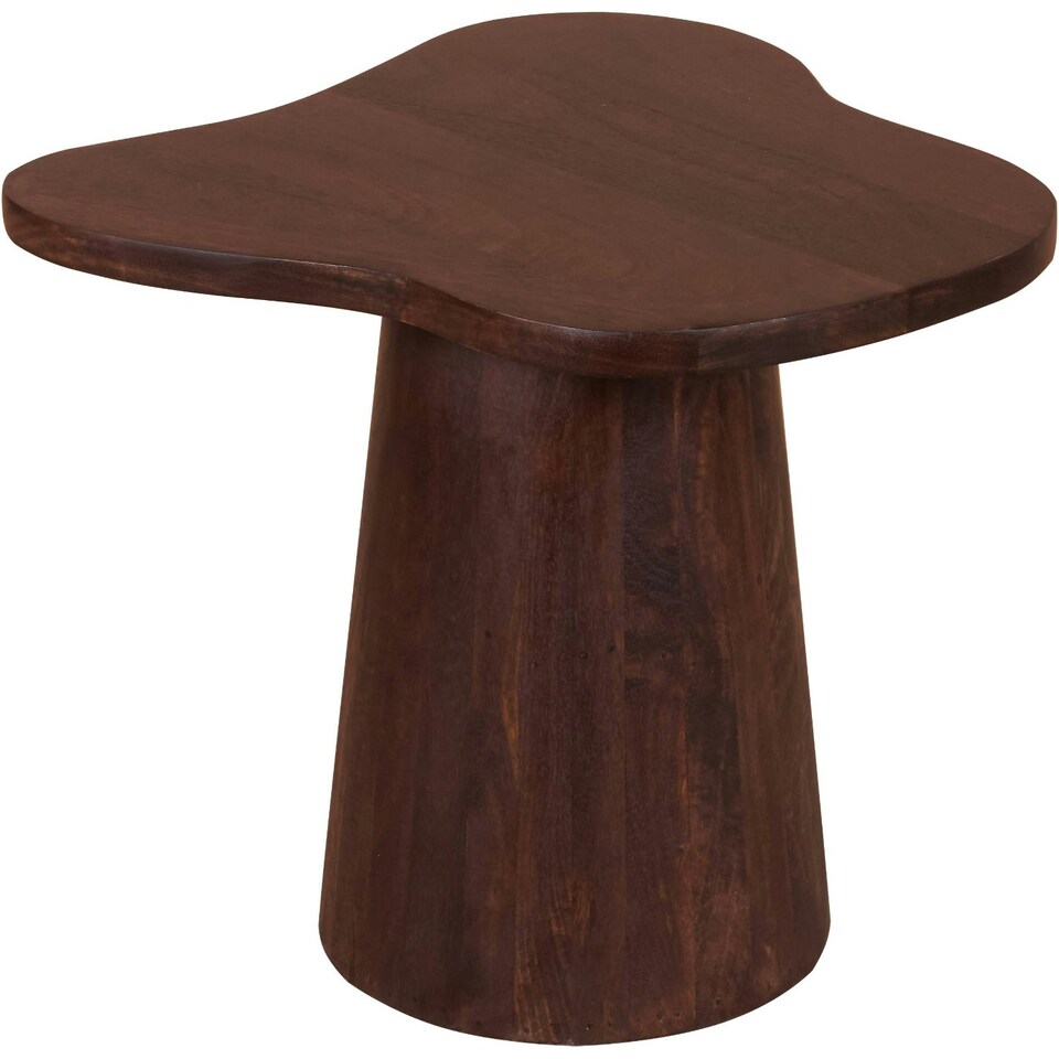 image 1 of Nolan Solid Wood Side Table Brown