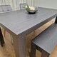 image 9 of Dining Table Set with 2 Chairs Dining Room and Kitchen table set of 2,and Bench Grey