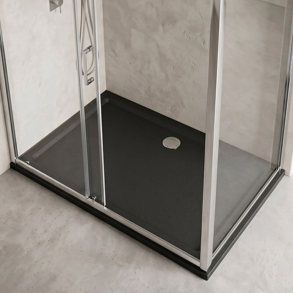 image 1 of Balterley Premium Rectangular Shower Tray | Grey | Grey Slate | 1