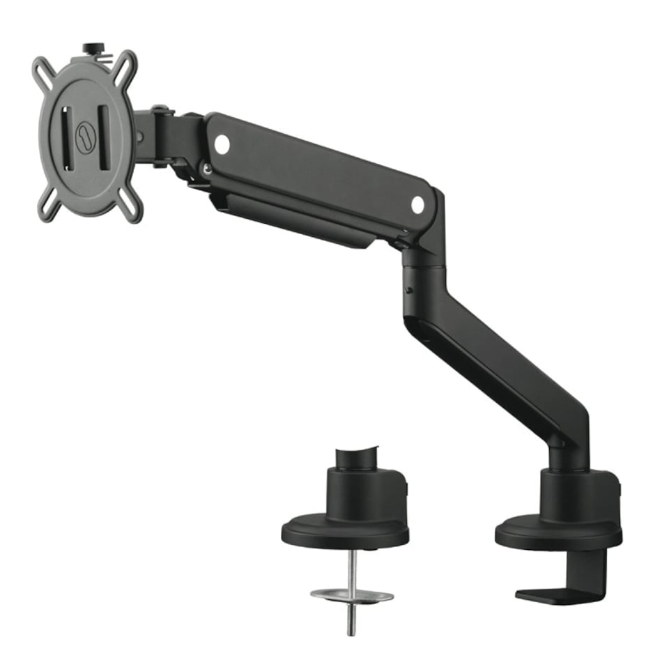 image 1 of One For All DM4110 Solid Line Single Monitor Mount - Black