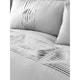 image 2 of Rapport Boston Duvet Cover Set - Grey - Double Grey | Double