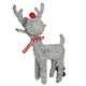 image 1 of 51cm Battery Operated Rattan Woven Blitzen Reindeer with Warm White LEDs