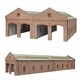 image 2 of Bachmann Scenecraft Electric Train Depot White (Pre-Built)