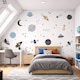 image 2 of Scandi Space Wall Stickers
