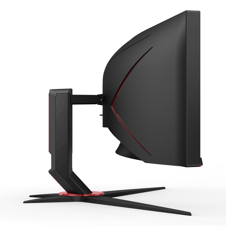 image 1 of AOC G2 CU34XP/BK 34" Curved UltraWide Quad HD 180Hz 1ms Height Adjustable Gaming Monitor | Black | Black, Red | 86.4 cm (34")