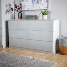 Chest Of Drawers Spacious Bedroom Furniture Storage Unit Modern Organiser | Grey