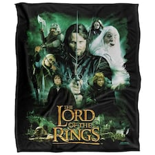 Lord Of The Rings Group Shot Blanket - Multicoloured - One Size