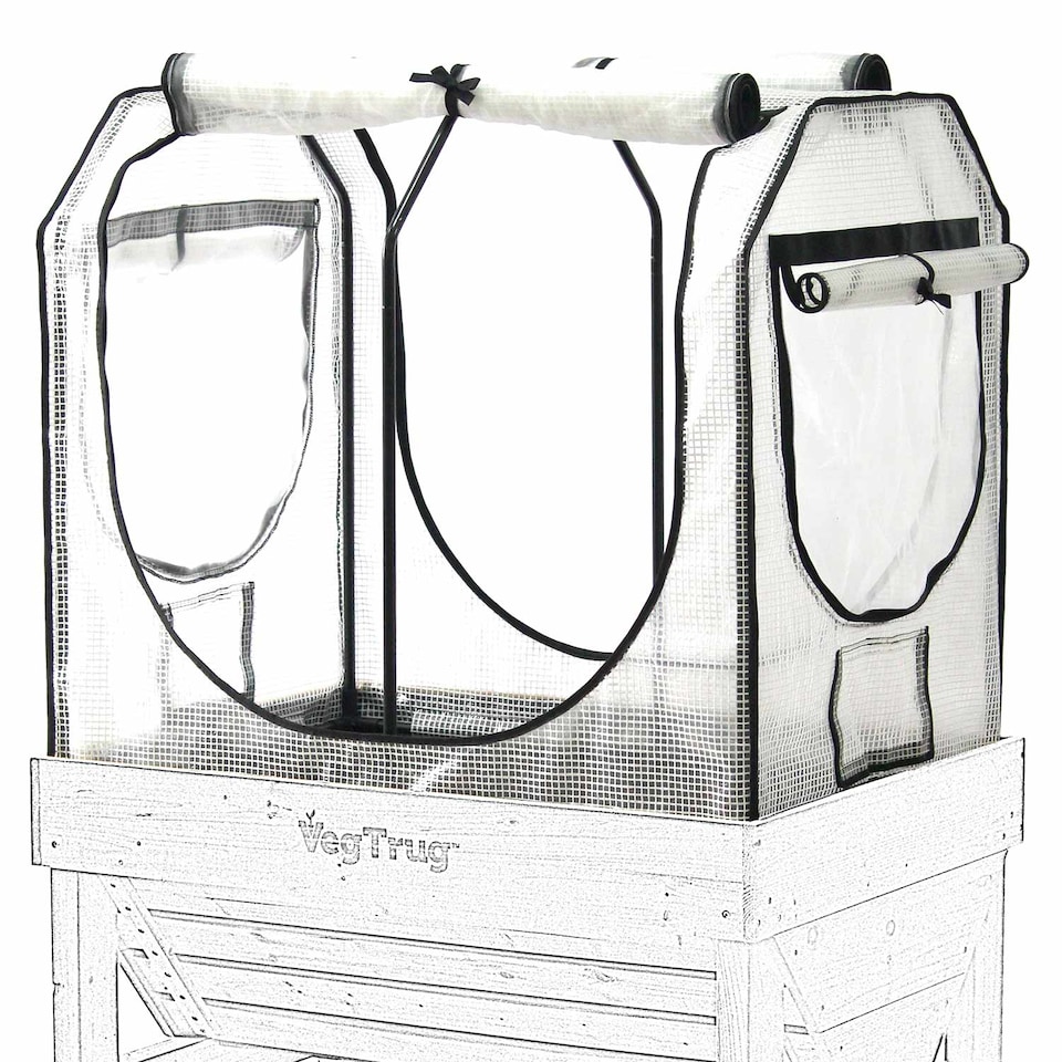 image 1 of VegTrug Small Greenhouse Frame & PE Micro-Mesh Cover Set