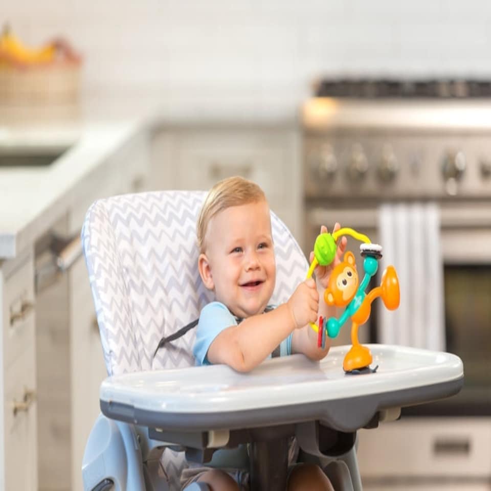 image 1 of Infantino Stick & Spin High Chair Pal