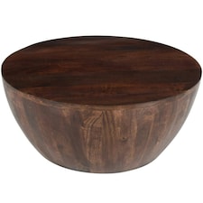 Monco Dark Mango Wood Coffee Table Brown