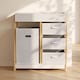 image 7 of AIYAPLAY Baby Changing Table with 3 Drawers, Basket, Waterproof Pad