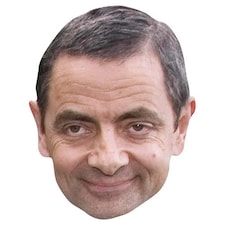 Rowan Atkinson Mr Bean Cardboard Face Mask