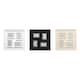 image 2 of Luxe 4 Photo Black Plastic Multi Photo Frame,Decorative Display Frame,Portrait and Landscape Display Options Black | One Size