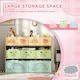 image 3 of AIYAPLAY 3-Tier Toy Organiser Shelf with 9 Storage Boxes for Bedroom Yellow