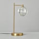 image 3 of BHS Rimi LED Table Lamp, Satin Brass