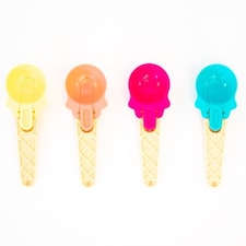 Assorted Ice Cream Plastic Scoop