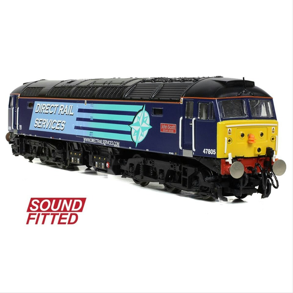 image 1 of Graham Farish Class 47 805 'John Scott' DRS Compass Original (DCC-Sound)