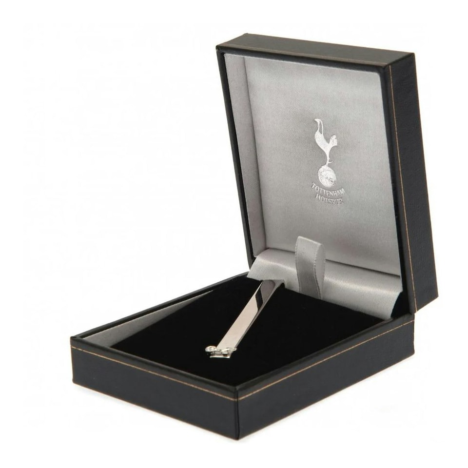 image 1 of Tottenham Hotspur FC Crest Tie Clip - Silver - One Size