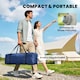 image 7 of Outsunny Inflatable Camping Tent, 2 Man Tent, Dark Blue | Blue | Dark blue | 210 x 210 x 160 cm