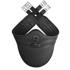 HyCOMFORT Waffle Stud Girth - Black - 50in
