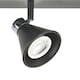 image 3 of Burton - Matt Black & Chrome Detail 4 Way Adjustable Ceiling Spotlight