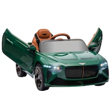 HOMCOM Bentley Bacalar Licensed 12V Kids Electric Ride-On w/ Remote - Green